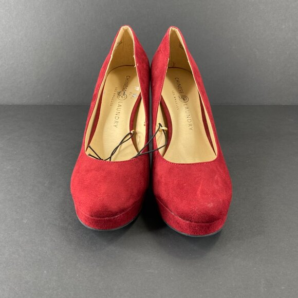 Chinese Laundry Red Pumps Size 6.5 - Picture 2 of 8